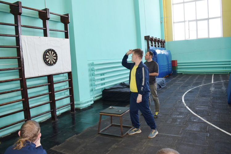 Соревнования по дротикам прошло на базе социальных партнеров учреждения — МБУДО «СШ имени олимпийского чемпиона С. Клюгина.