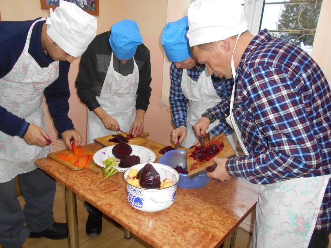 Неделя здорового питания- приготовление винегрета.